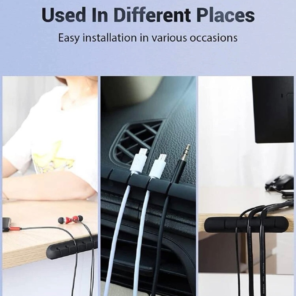 1 Pc Universal Desktop Data Cable Fixing Clip - Picture 5 of 5